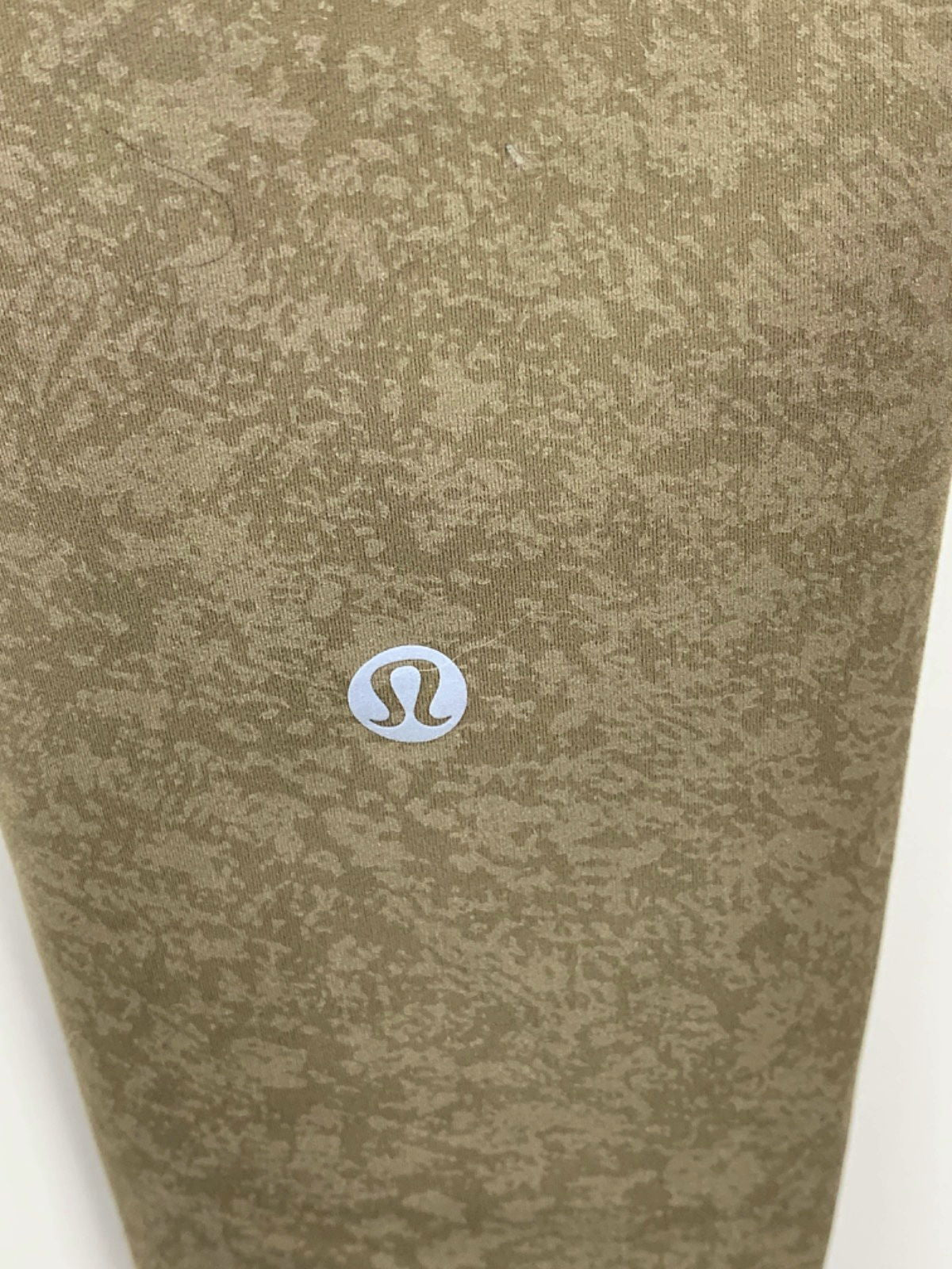 Lululemon Olive Green High-Rise Camo Leggings UK XS