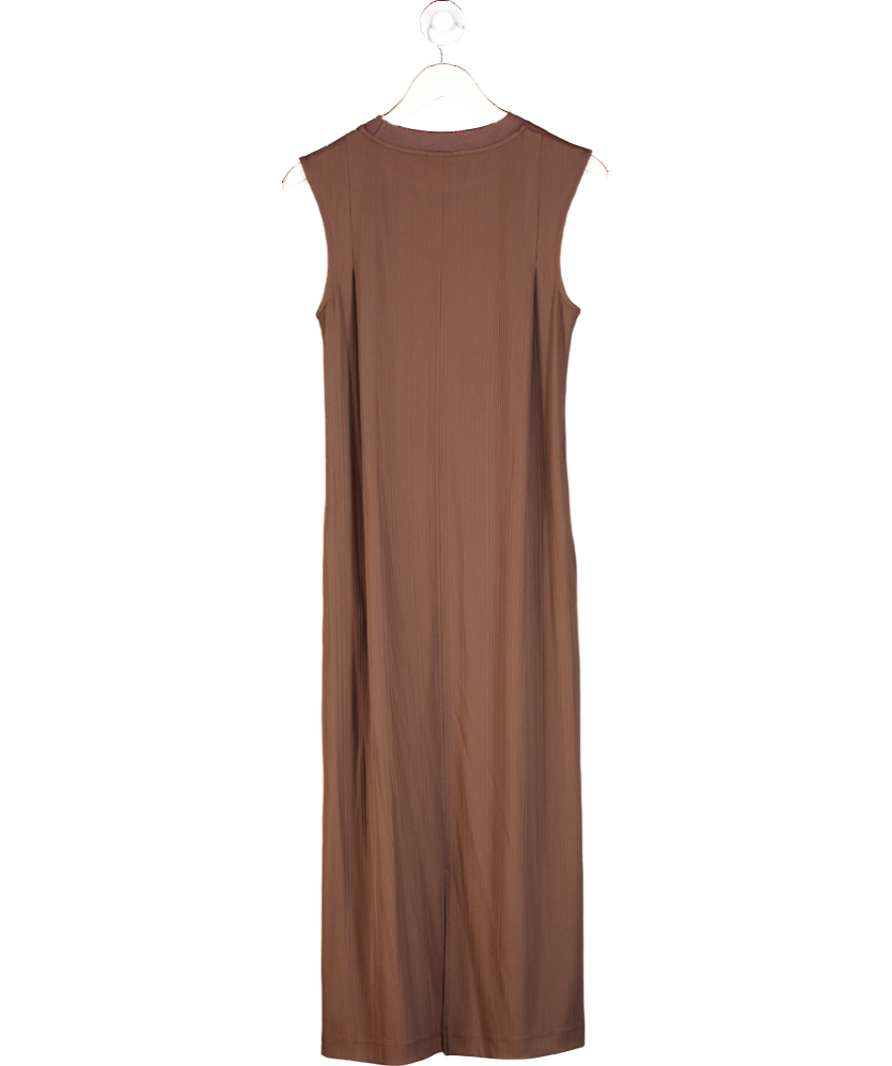 Varley Brown Kayla Midi Dress UK XS