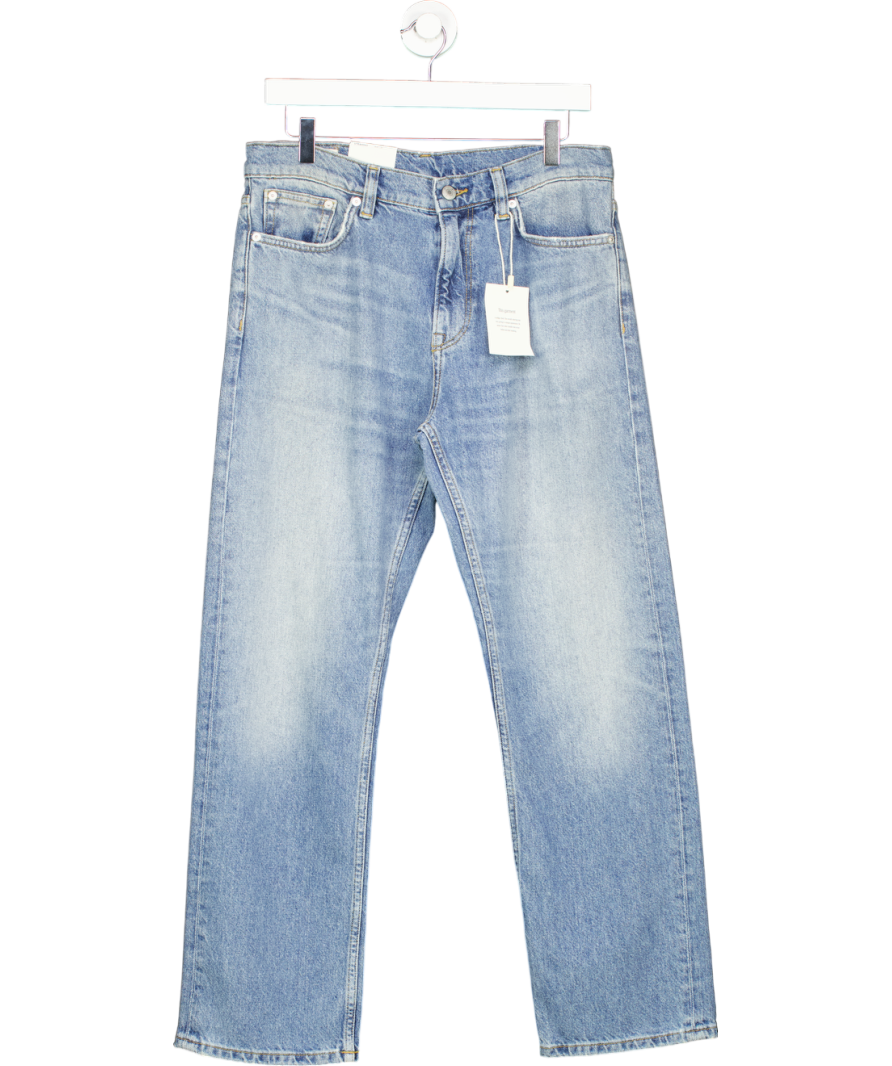 GANT Blue Straight Fit Mid Rise Jeans W30