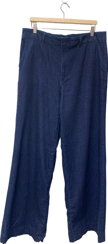 Uni Qlo Blue Denim Trousers UK XXL