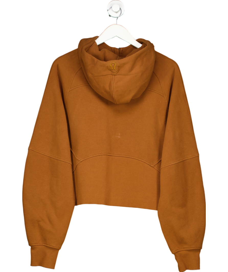 Lululemon Brown Scuba Oversized Half-zip Hoodie UK XL/XXL