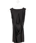 Bevza Black Silk Mini Dress UK S