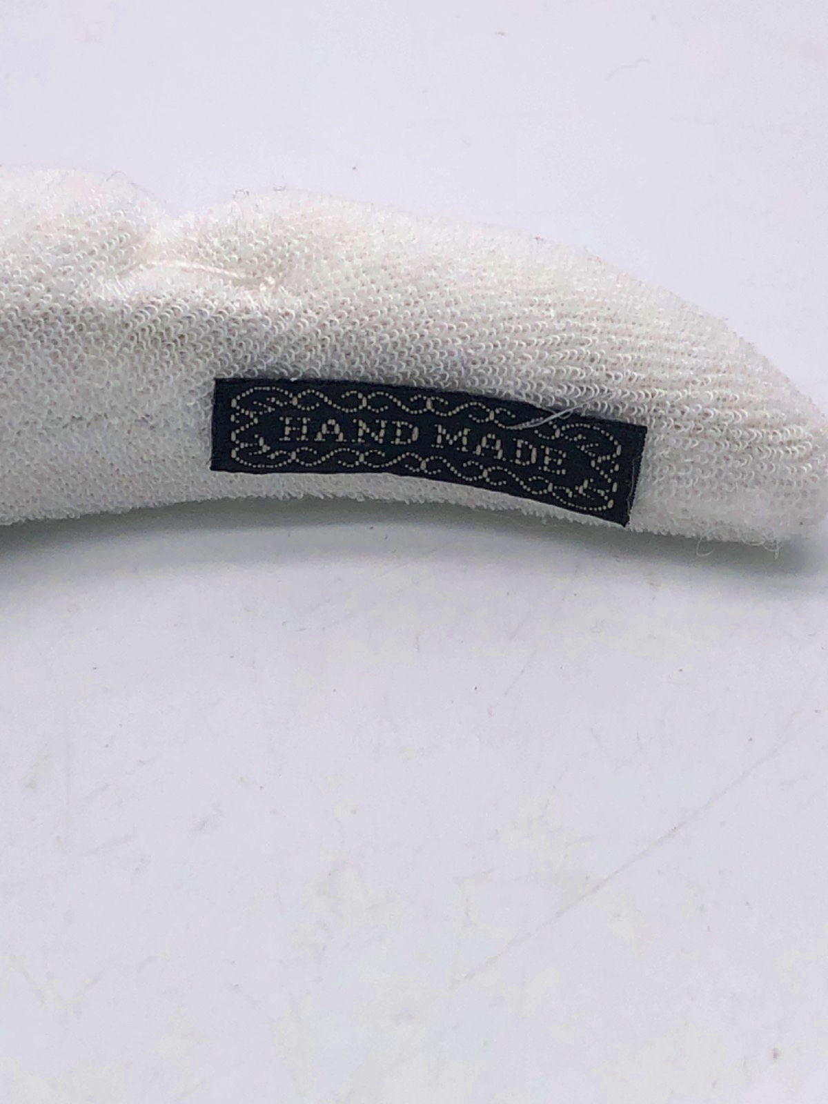 Unbranded White Handmade Headband One Size