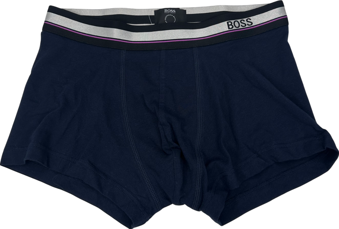 BOSS Blue Side Logo Boxers UK S