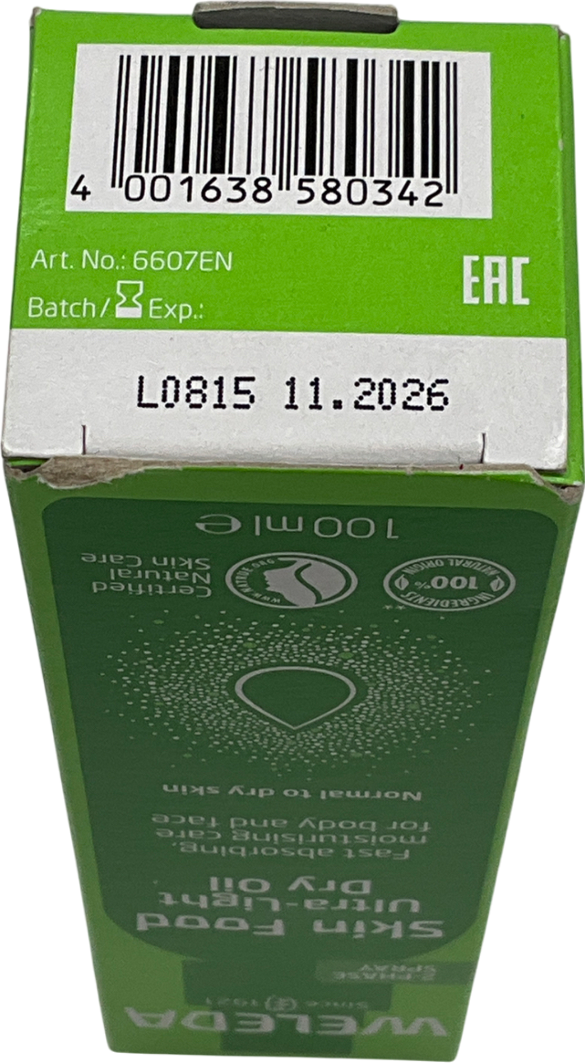 Weleda Skin Food Ultra-dry Oil 100ml