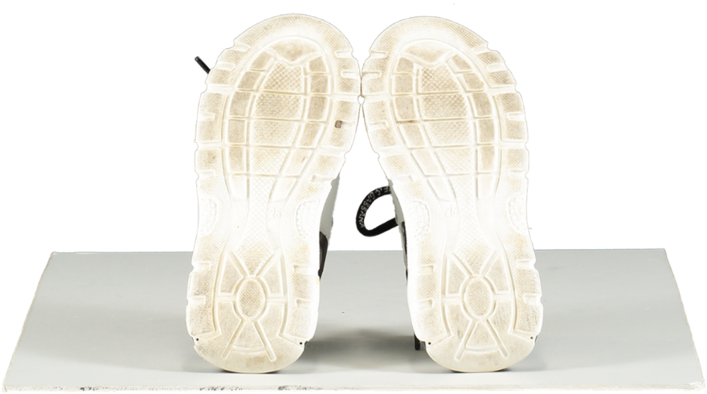 Dolce & Gabbana White Slip On Pelle Logo Trianers UK 8 EU 25 👼