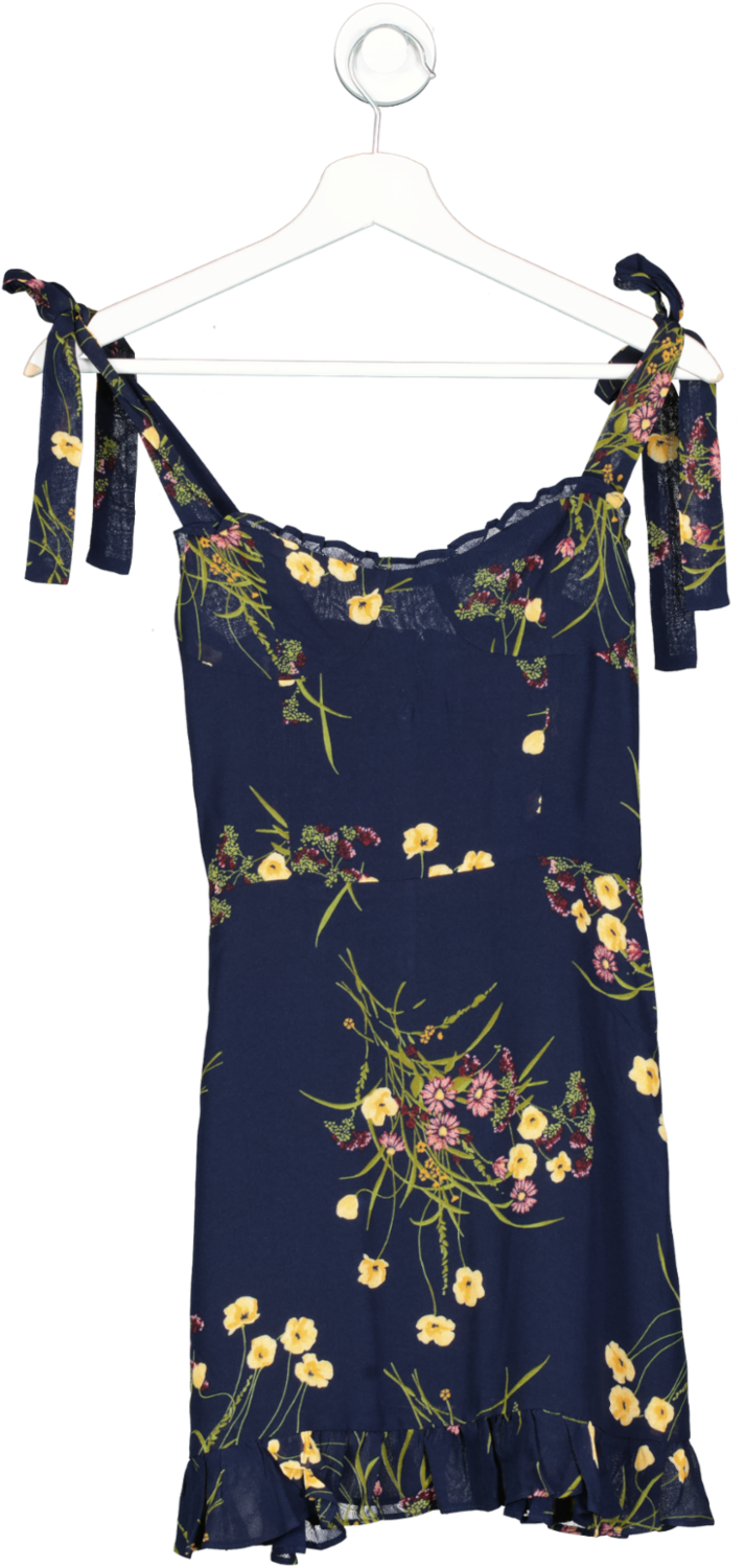 Reformation Blue Kallie Dress UK 4