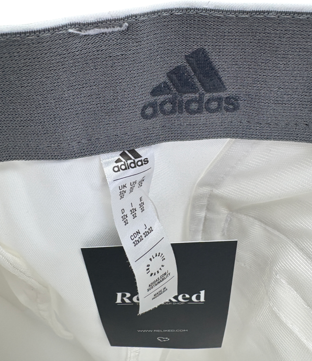 adidas White Golf Trousers W32