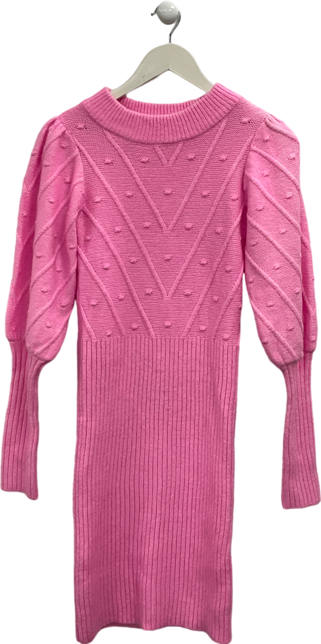 River Island Pink Jumper Dress UK 8