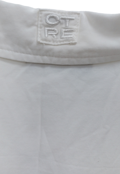 The Couture Club White Zip Pocket Detail Shirt UK 6