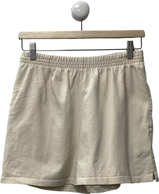 John galt Beige Off White Rosa Sweat Shorts UK S