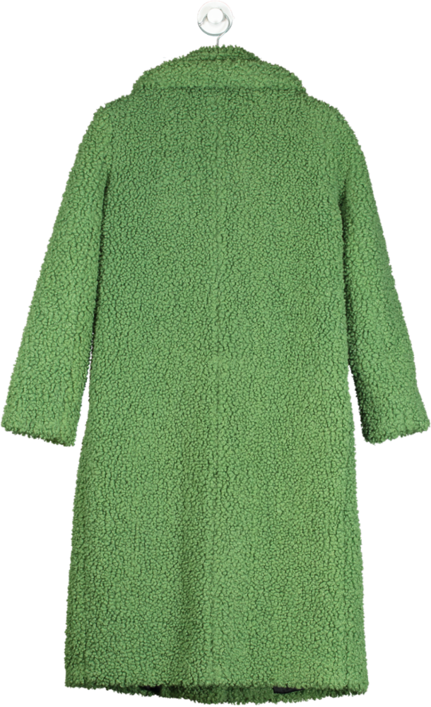 Zara Green Textured Coat UK S