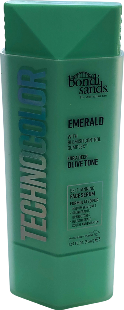 Bondi Sands TechnoColor Self Tanning Face Serum Emerald 50ml