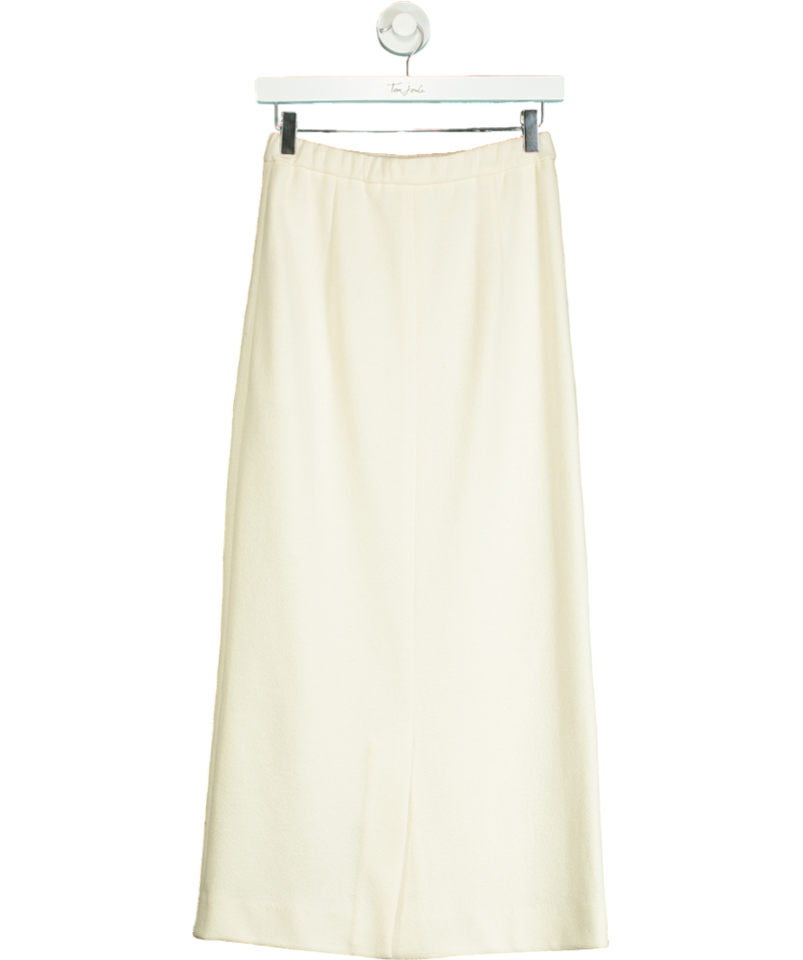 bouguessa Cream Maxi Skirt UK S