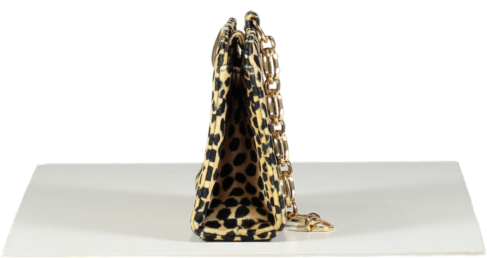 Rixo Leopard Velvet Bracelet strap Amelie Bag