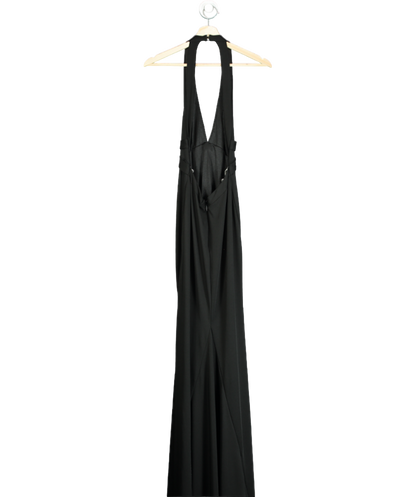 JJ's House Black V-neck Sleeveless Maxi Dress No Size