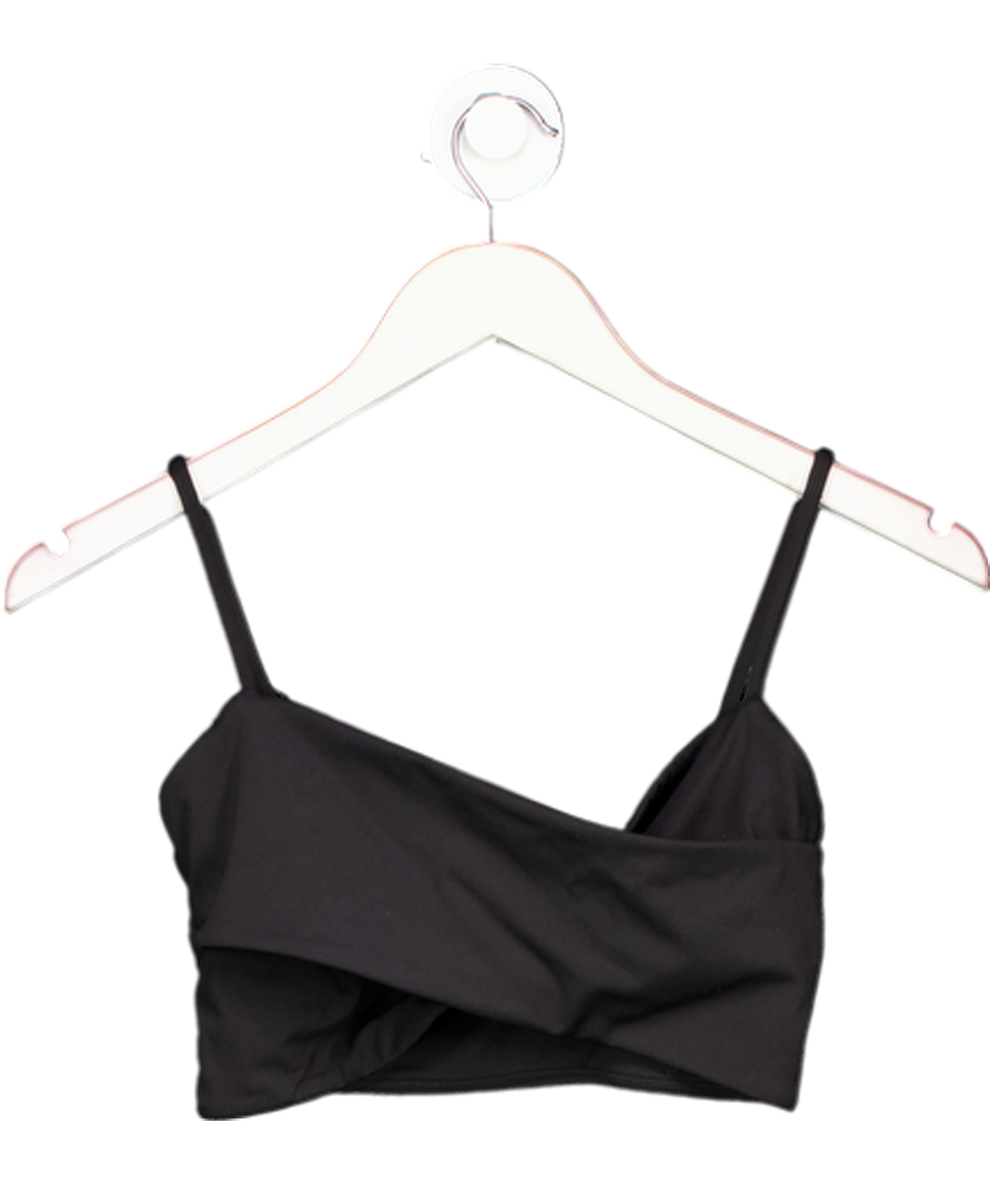 Adanola Black Bonded Skinny Strap Bra UK XS