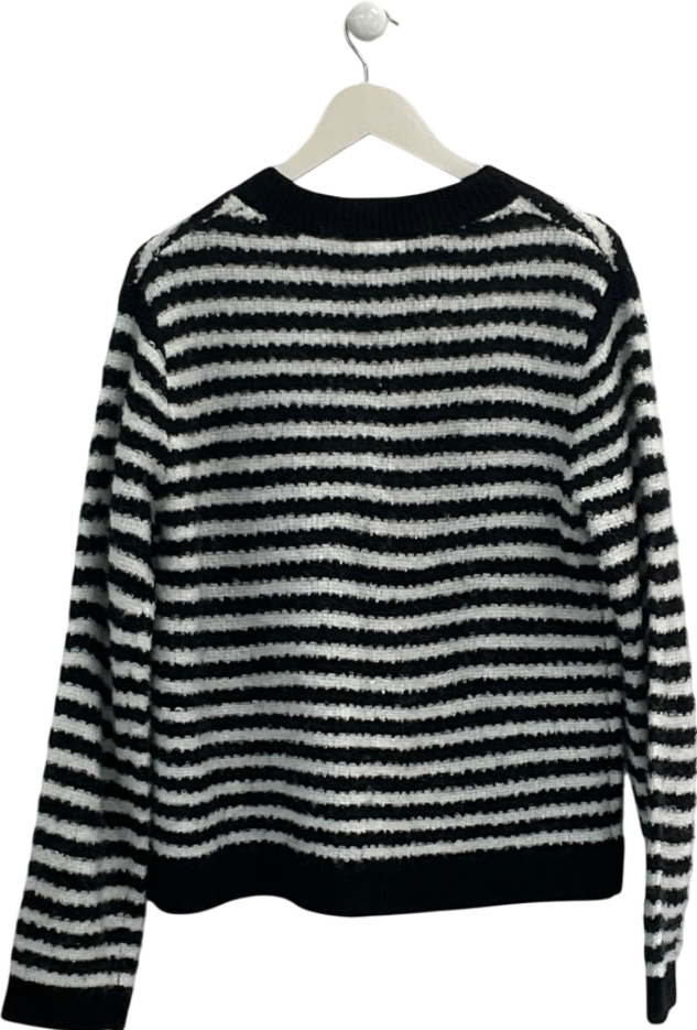 SimplyBe Black Stripe Cardigan UK 16