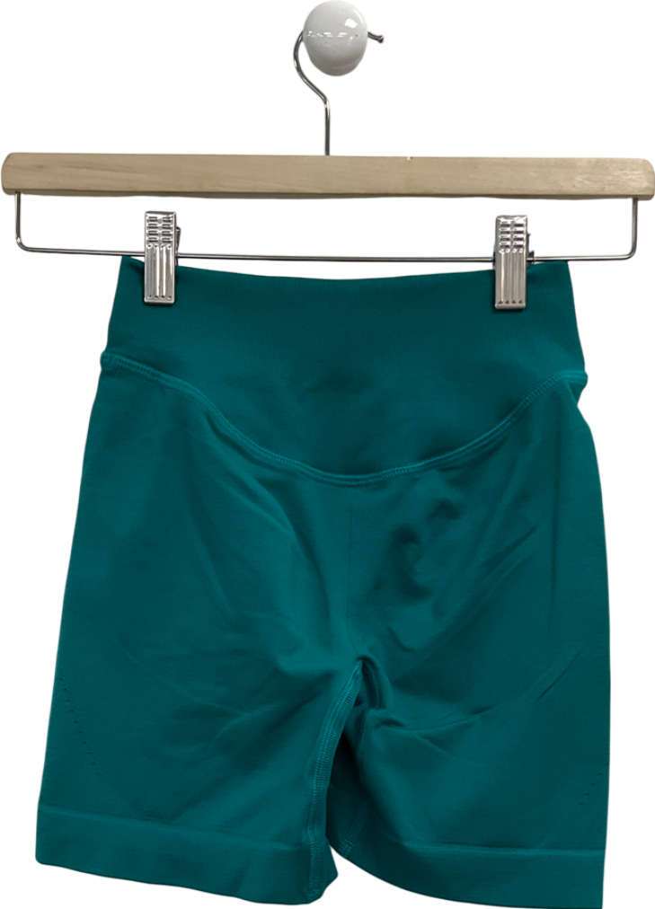 gymshark Blue Adapt Fleck Seamless Shorts UK XS