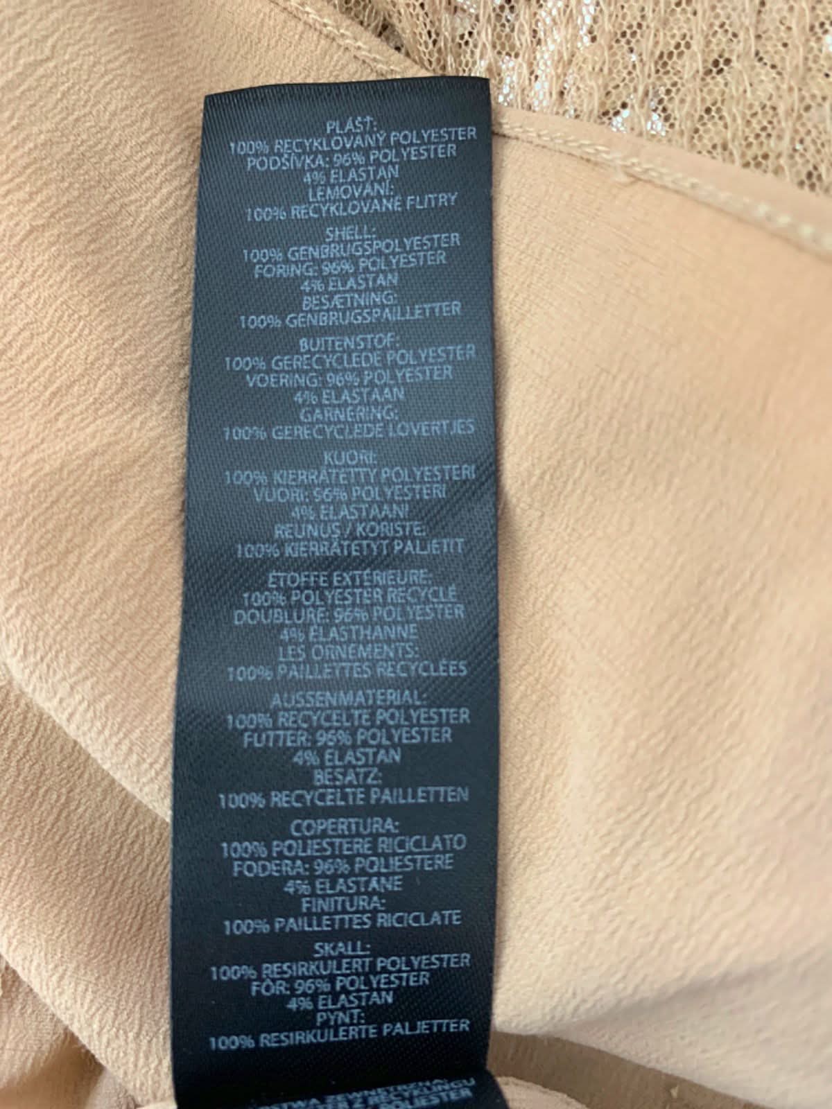 Needle & Thread Gold Stellar Gloss Strapless Ankle Gown UK 10