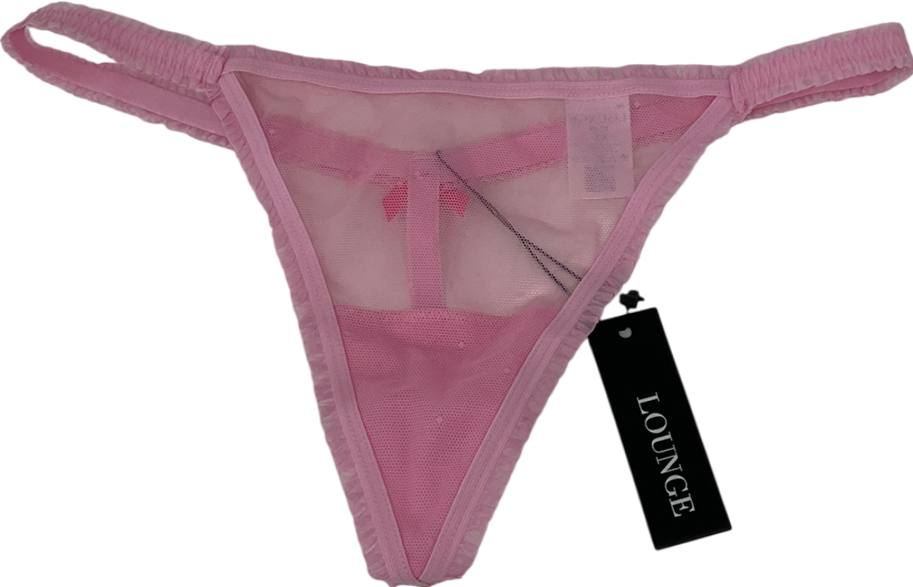 Lounge Underwear Pink Eden Slip Dress And Thong UK XS