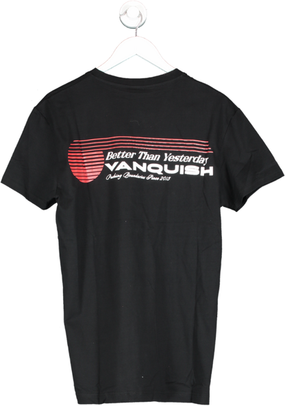 Vanquish Black Athletics Division Fitted T Shirt UK L