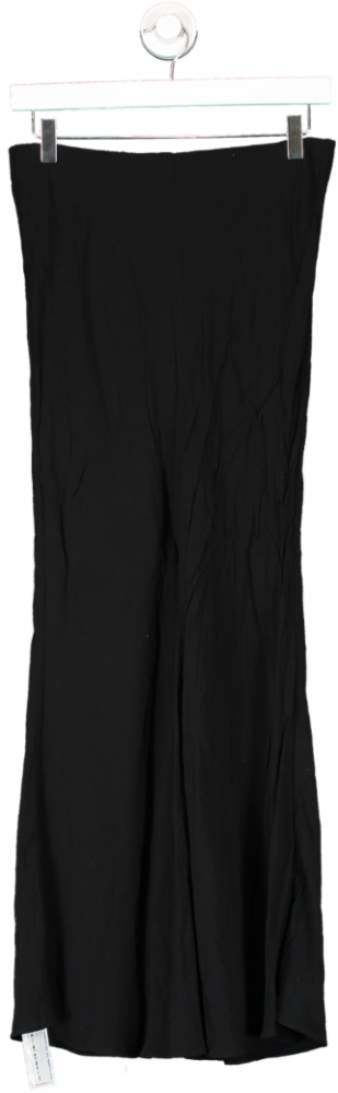 Weekday Black Paige Long Skirt UK 10