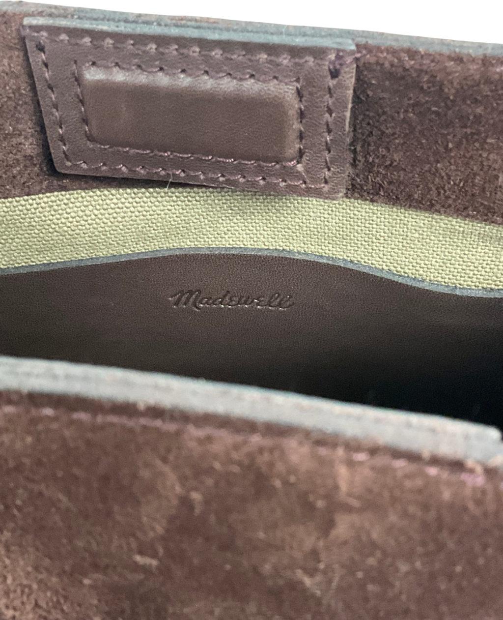 Madewell Brown The Essential Bucket Tote In Suede One Size