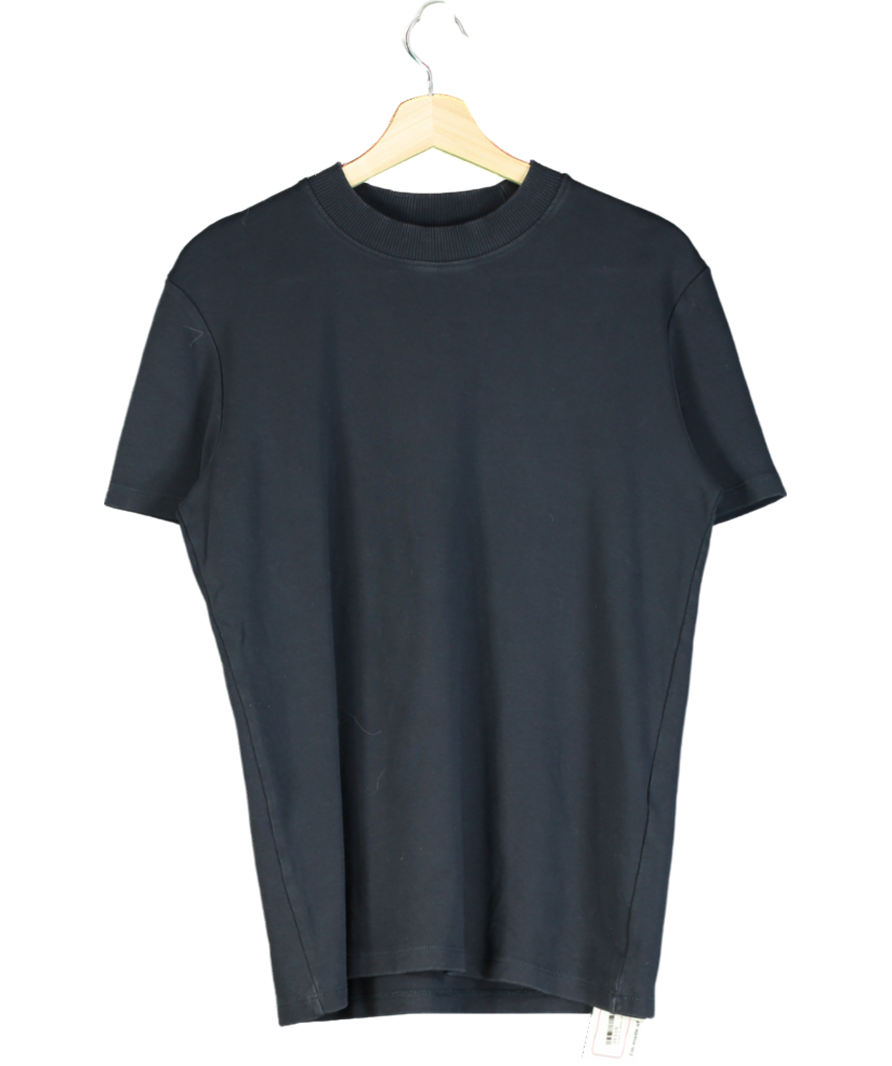 novo Blue Navy - Heavyweight Organic Cotton T-shirt UK 6