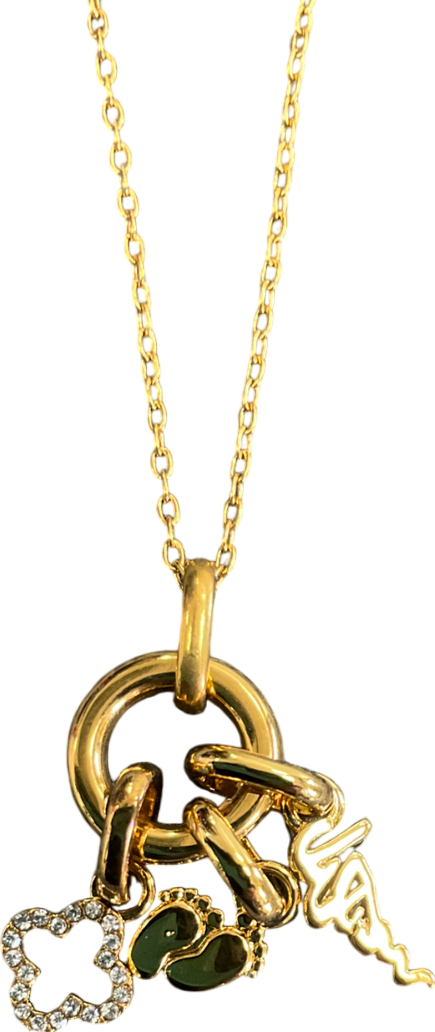 Abbott Lyon Metallic Mum Charm Necklace One Size