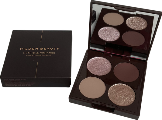 Hildun beauty Mythical Romance Luxe Eyeshadow Quad 1. Aurora 2. Celeste 3. Haze 4. Mulberry 7.2g