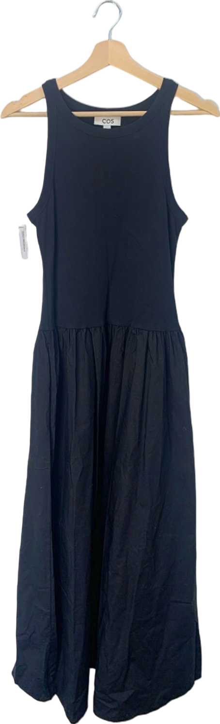 COS Black Sleeveless Dress with Pockets UK 12