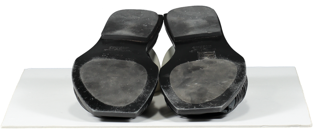 Marina Rinaldi Black Slide On Mules UK 6 EU 39 👠