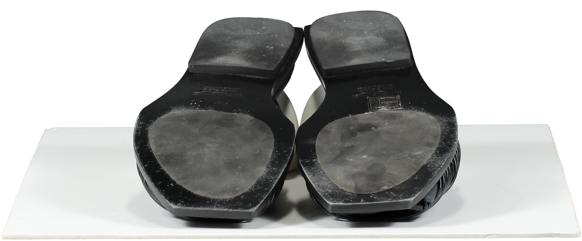 Marina Rinaldi Black Slide On Mules UK 6 EU 39 👠