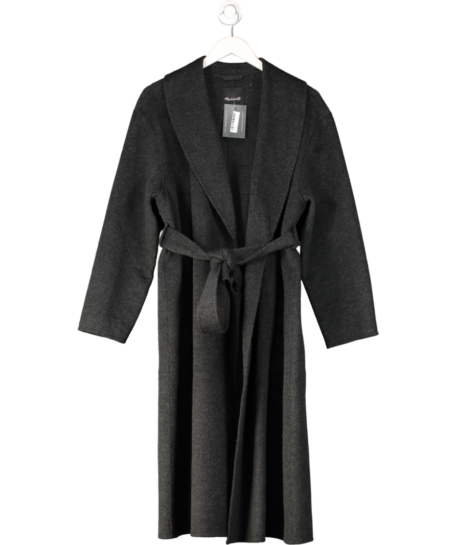 Madewell Grey Double- Face Robe Coat UK M