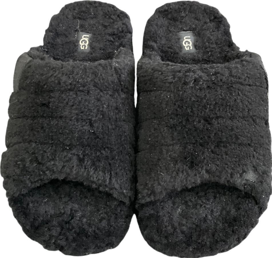 UGG Black Fluff Slides UK 7 EU 40 👠