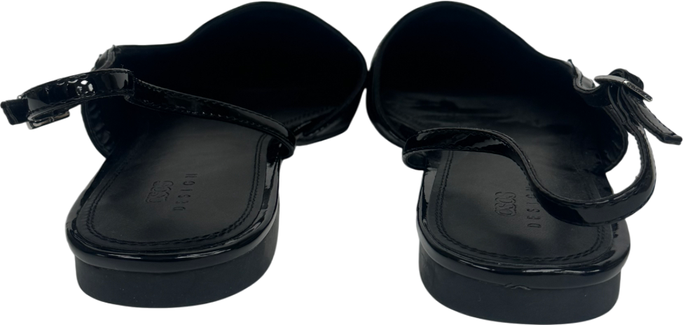 ASOS Black Lane Slingbackk Ballet Flats UK 9 EU 42 👠