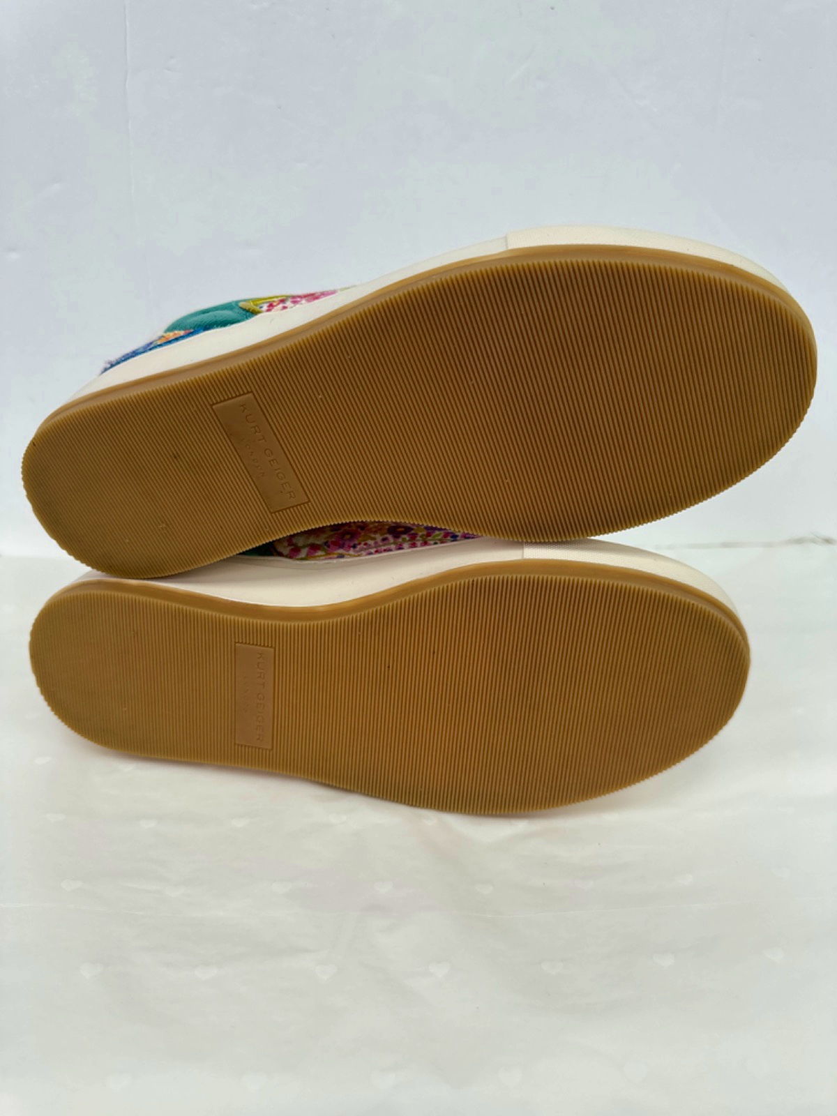 Kurt Geiger Floral Couture Southbank Tag Trainers EU 37 UK 4