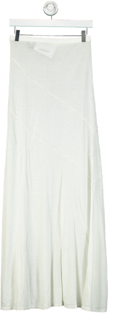 Karen Millen White Maxi Skirt UK S