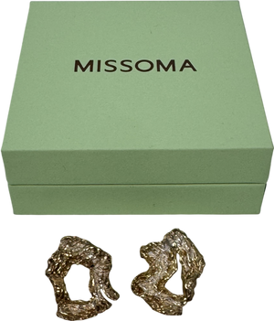 Missoma Metallic Molten Earrings One Size