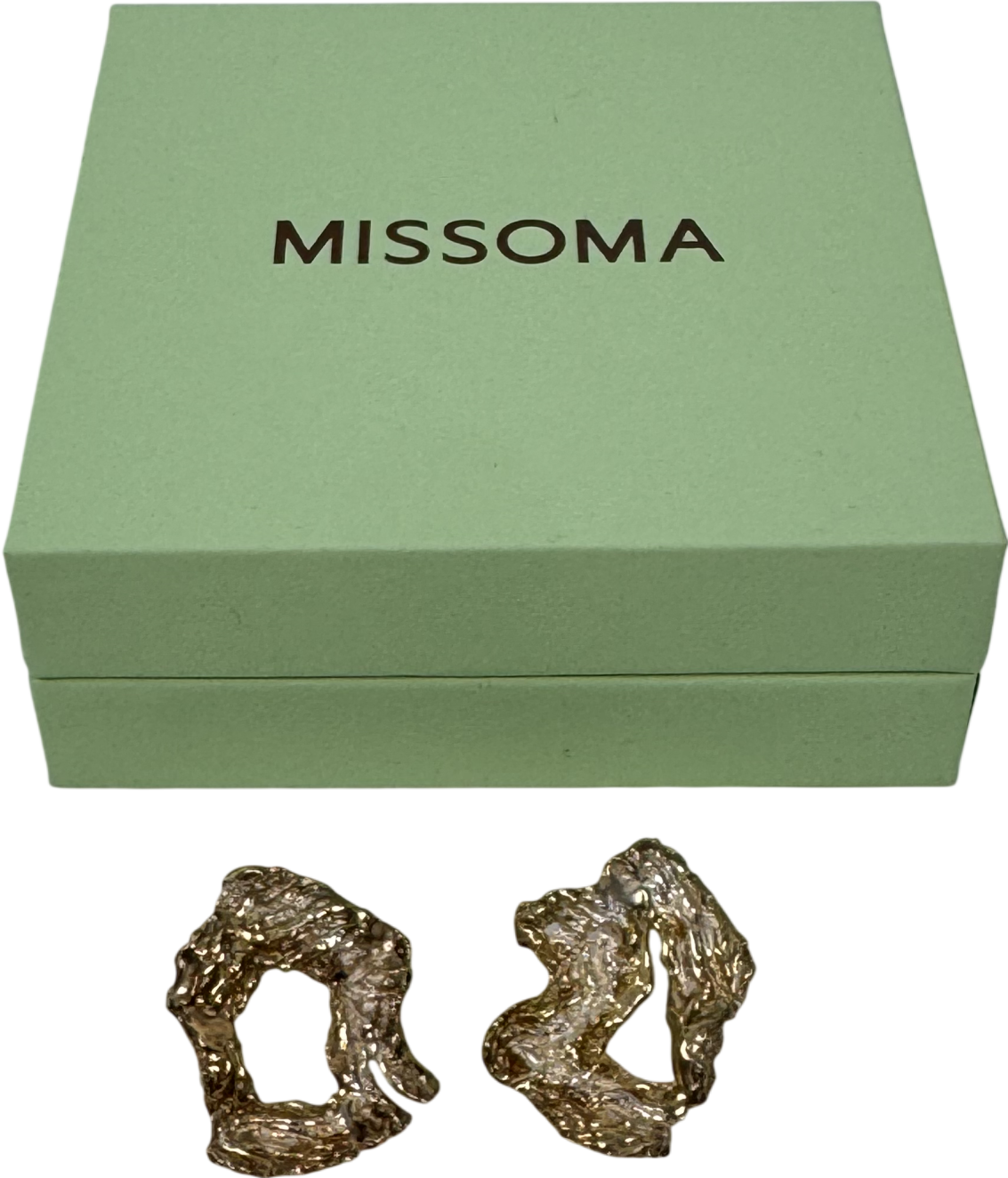 Missoma Metallic Molten Earrings One Size
