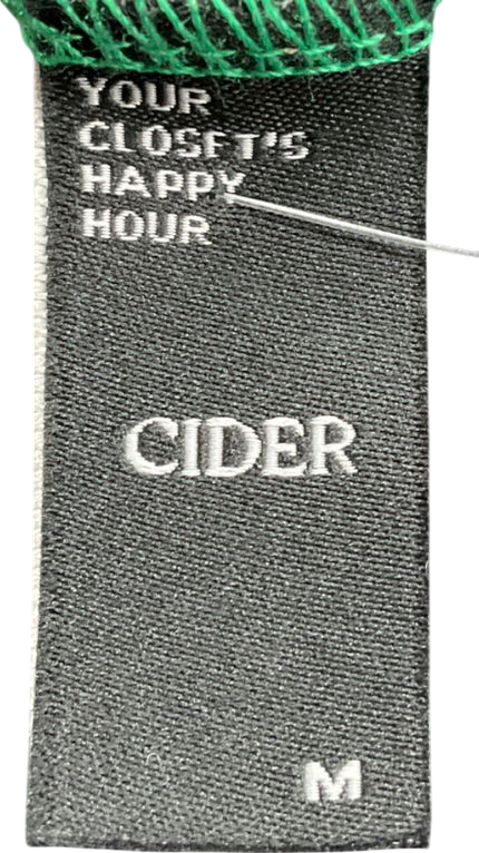 Cider Green Runched Maxi Skirt UK M