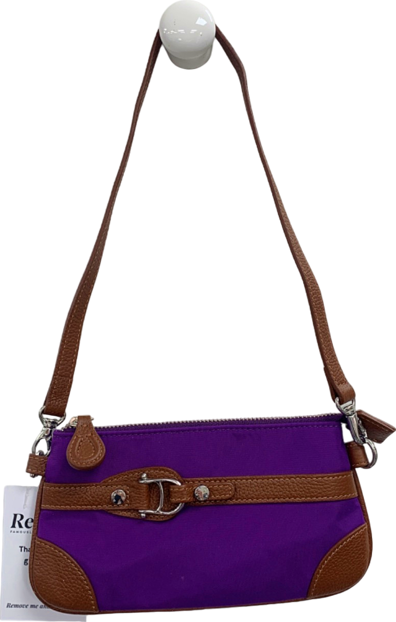 Aigner Purple Small Shoulder Bag