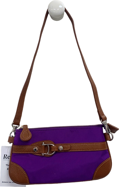 Aigner Purple Small Shoulder Bag