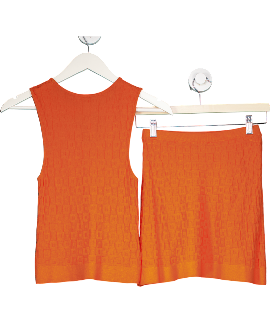 ZARA Orange Tank Top And Short Set UK S