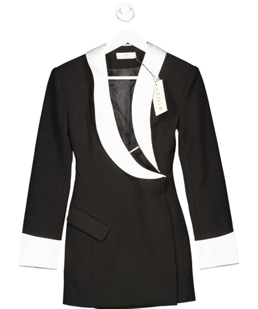 Atoir Black / Ivory Mira Blazer Dress UK XS