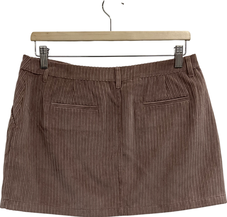 ASOS Brown Belted Micro Mini Skirt UK 10