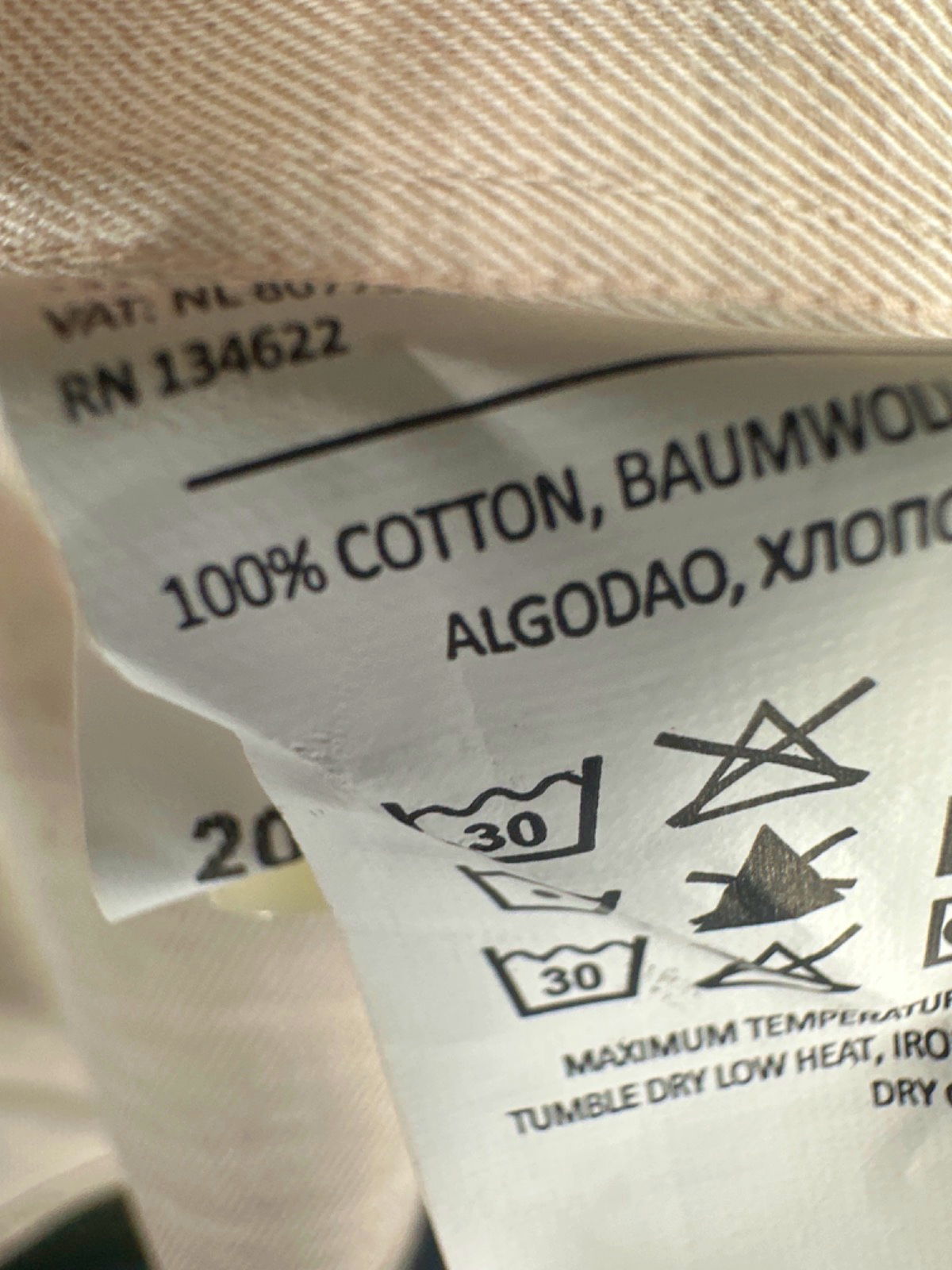 SuitSupply Light Brown Twill Slim Fit Shirt UK M