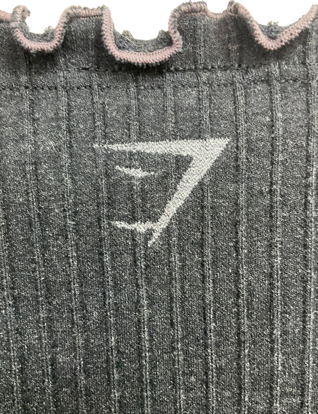 gymshark Black Luxe Seamless Tank And Flare Leggings UK XS/S