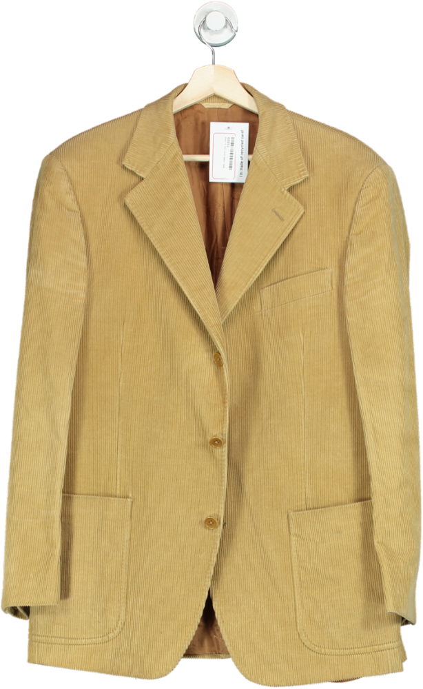 Paul & Shark Beige Corduroy Blazer UK XXL